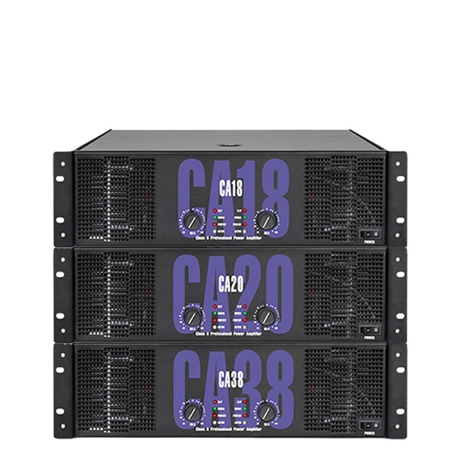 CA Power Amplifier Dual-channel Wedding Speaker Professional Stage Performance KTV Singing High-power Pure Power Amplifier