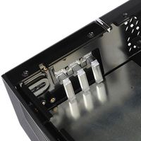Boîtier Nas 8 baies 8643 1U court 4 X99 double processeur Pc blanc lecteur en bois tour d'ordinateur Unique Casefull Atx avec autocollants numériques Rgb