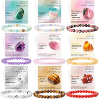 Bracelet Unisexe Perlé en Gros d'Usine - Perles de Quartz Rose et Œil de Tigre Naturel - Style Designer - Fait Main, Vendu Individuellement