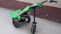 Un nouveau type de chariots électriques à deux roues Véhicule de transport à plateau spécial pour les carreaux sur les chantiers de construction