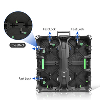Écran LED Modulaire Extérieur P3.9 P4.8 Pas Cher HD avec Processeur Vidéo, Support au Sol pour Truss 4x3, Écran LED Novastar 500 x 1000 P3