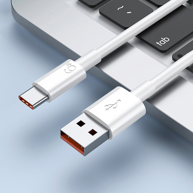 Cheapest 1M USB C Super Fast Charger Cable 120W Smart Fast Charging Data Cord 6A Type-C 3.0 3.1 Data Cable for Android