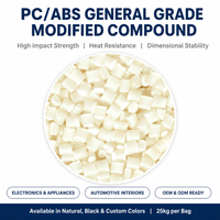 Résine PC/ABS vierge à usage général, haute brillance, résistante aux chocs, granulés PC ABS pour composants plastiques industriels quotidiens
