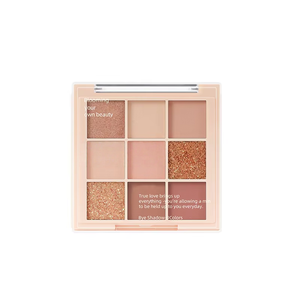 Paleta de Sombras de Ojos de Nueve Colores con Ingredientes Herbales de Helen Beauty, Sombras de Ojos Multiusos Mate, Brillantes y con Purpurina Fina, Tonos para Contorno - Product Image 1