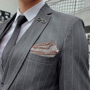 Conjunto <span class=keywords><strong>de</strong></span> Traje <span class=keywords><strong>de</strong></span> Tres Piezas Transpirable <span class=keywords><strong>para</strong></span> <span class=keywords><strong>Hombre</strong></span>, Versión Coreana <span class=keywords><strong>de</strong></span> Otoño, el Mejor Traje Juvenil <span class=keywords><strong>para</strong></span> Bodas o Eventos - Product Image 4