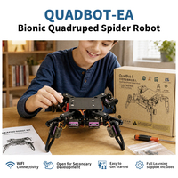 Kit de Robot Araña Cuadrúpedo Biónico Zetok SR01 - Kit de Aprendizaje de Programación y Codificación STEM para Ensamblaje con Control ESP8266, Edad 8+