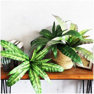 Planta Artificial para Decoración de Exteriores, Adornos de Fondo, Planta Artificial Decorativa para Pared de Oficina, Hoja Artificial - Product Image 4