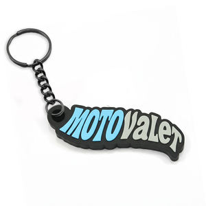 Porte-clés en silicone personnalisé avec logo d'entreprise, en forme d'animal en caoutchouc souple, pour la promotion - Product Image 3