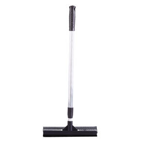 Nettoyeur de vitres télescopique Homey avec raclette, essuie-glace simple face, outil manuel rétractable en plastique blanc - Product Image 5