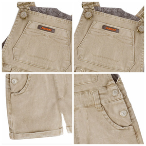 Kinder Hosenträger klassische hochwertige Jeans insgesamt Jungen lässig Overall Stretch Vintage Wasch shorts Overalls für Jungen Mädchen - Product Image 2