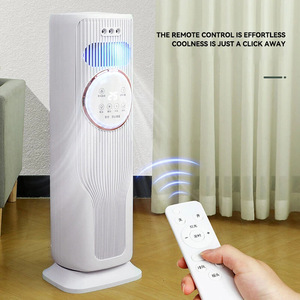 Air Cooler Fan Q8 Bladeless Electric Cooling Heating With Ice Crystals 2 8 Hour Timer Shaking Head Natural Wind Household Use - Product Image 5
