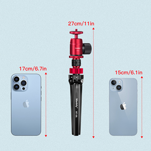 ポケットミニ調節可能な金属製デスクトップ三脚マウント360度ボールヘッド<span class=keywords><strong>DSLR</strong></span> & デジタルカメラ用 - Product Image 6
