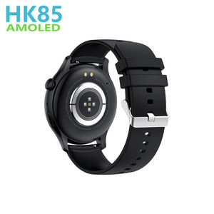 Montre connectée tendance HK85 2025 avec écran rond AMOLED Ultra HD de 1,43 pouces, appels NFC/BT, commande vocale IA, bracelet en silicone, fonction boussole - Product Image 6