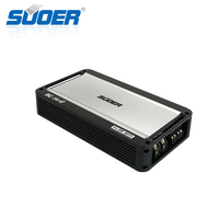 Pour Suoer BC-200.4 4 canaux classe D amplificateur de voiture argent et noir alimentation Audio avec crossovers fabricant direct