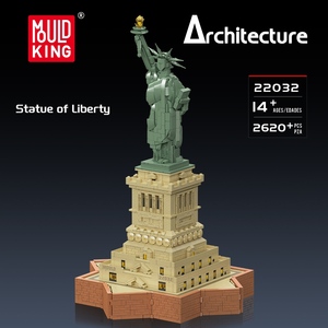 MOULD <span class=keywords><strong>KING</strong></span> 22032 Série Architecture Statue de la Liberté Ensemble de blocs de construction Modèle de monument célèbre Briques MOC Jouets pour adultes Cadeau - Product Image 2