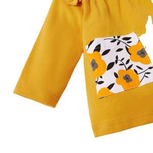 เสื้อผ้าเด็กขายส่ง ชุดเสื้อผ้าเด็กผู้หญิง ชุดเซ็ต 2 ชิ้น สำหรับเด็ก ลายดอกไม้ - Product Image 5