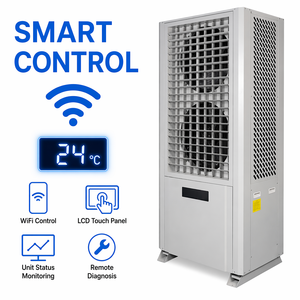 Climatiseur commercial à haute efficacité énergétique (<span class=keywords><strong>COP</strong></span> 4.8) 10 CV, à condenseur refroidi par eau, pour usage industriel, fabrication OEM - Product Image 5