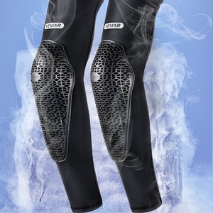 Protège-coudes de moto d'été pour hommes, flexibles, fins, haute élasticité, anti-chute, motocross, moto, cyclisme, manchons de protection <span class=keywords><strong>CE1</strong></span> - Product Image 4