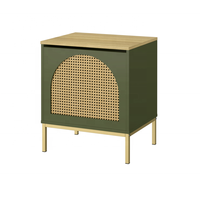 Meuble de rangement multifonctionnel grande capacité style ferme en rotin pour la maison, la villa, le salon et la salle de bain