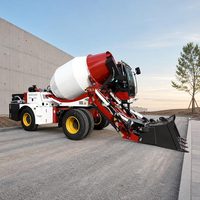 Camion malaxeur à béton 6 m³ 6x4 avec réservoir d'eau, directement de l'usine, pour travaux sur chantier