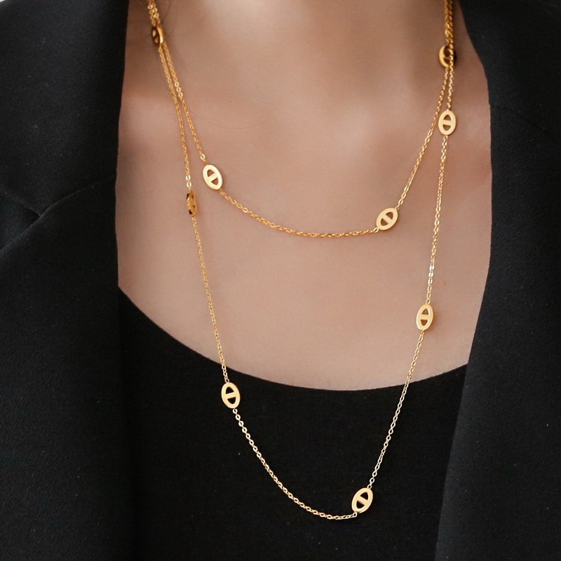 High End 18K Gold Stainless Steel