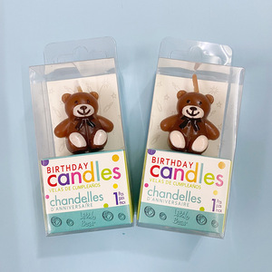Vendita calda 1 pz/scatola simpatico cartone animato Mini orso <span class=keywords><strong>torta</strong></span> decorazione per bambini festa di <span class=keywords><strong>compleanno</strong></span> <span class=keywords><strong>torta</strong></span> di cottura forniture - Product Image 4