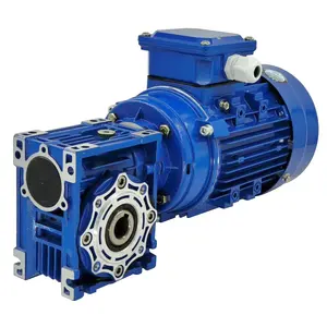 NMRV030 high efficiency worm gear reducer with 0.06kw~0.25kw motor can be installed in multiple directions
