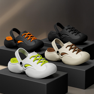 Sandales pour hommes à coupe large, espace supplémentaire pour les orteils, sangles réglables, semelle antidérapante, jardin, extérieur, taille EU 39-46, confort toute la journée - Product Image 3