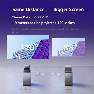 โปรเจคเตอร์วิดีโอออปติคอล JMGO N3 Ultra 4K Native พร้อมเลเซอร์สามสี 4600 CVIA สมาร์ทโฮม 3D WiFi สำหรับ Android 11 N3 Ultra N3 Ultra M - Product Image 5