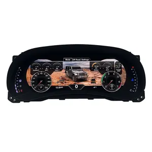 Painel LCD para carro, instrumento digital de velocidade de sistema linux, instrumental para Jeep Wrangler 2011-2018