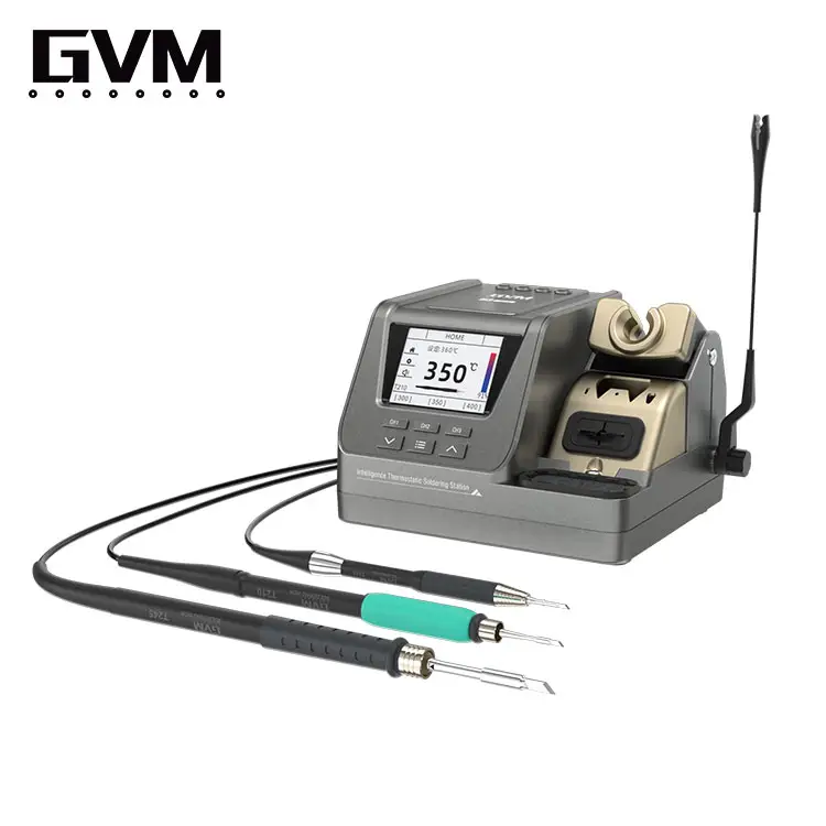 GVM H3 3 in1 Smart Soldering Station Compatible Soldering Iron Tip T210/T245/T115 Handle Welding Rework Station