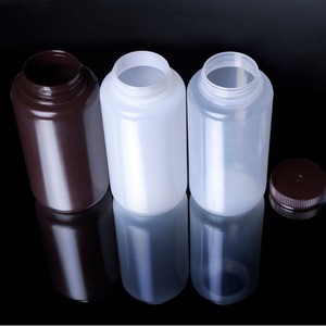 Botellas de Muestra de PP Médico Angentech, Transparentes, Blancas y Marrones, Resistentes a Ácidos y Álcalis, Botellas de Reactivos de Boca Ancha - Product Image 4