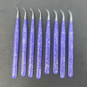 Pinzas Profesionales para Pestañas con Punta Inclinada, Herramienta de Extensión de Pestañas de Alta Calidad, Venta al Por Mayor OEM - Product Image 1