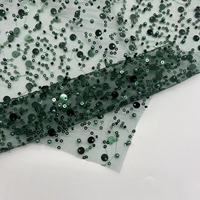 Tissu tissé 100 % polyester à sequins et perles, qualité garantie pour robes, chaussures de mariage et sacs - Garçons et Filles