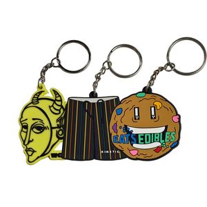 <b>Custom</b> Designer 3D/2D Soft Rubber PVC <b>Keychain</b> Promotional Wholesale Gift with Customised Cartoon Logo - Product Image 6
