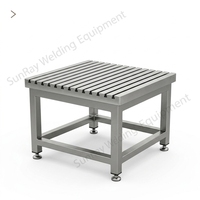 Table de travail de fabrication de haute qualité, nouvelle plateforme à rainures en T SunRay, en acier Q355 et fonte HT300, revêtement nitridé, 900x900x750, sans soudure