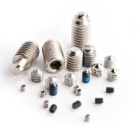 Piston d'indexation à ressort M8 en acier inoxydable, finition zinguée, corps moleté, à fente hexagonale, avec bille, norme DIN913