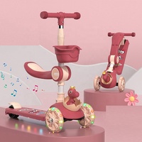 Vélo d'équilibre pour bébé, trotteur, voiture à roulettes, jouet, jouets réglables, pas cher, pour enfant, trottinette à 3 roues