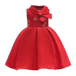 red colour frock