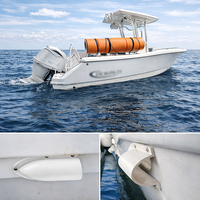 Cache de vidange de coque de bateau marin en ABS, déflecteur de sortie d'eau, protection anti-refoulement, plusieurs tailles