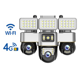 Telecamera Smart da Esterno con 3 Lenti e 3 PTZ, 6MP CMOS, 4G/WiFi, Archiviazione Cloud, Impermeabile IP66, V380 Pro - Product Image 3