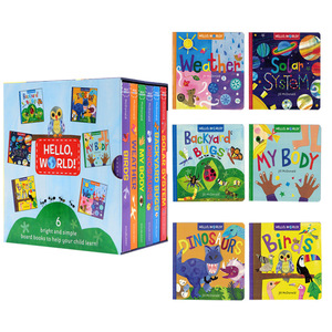 สวัสดีชาวโลก! หนังสือเด็ก6ชิ้นบรรจุกล่องหนังสือให้ความรู้หนังสือภาษาอังกฤษยอดนิยมวิทยาศาสตร์ภาษาอังกฤษหนังสือภาพต้นฉบับภาษาอังกฤษสำหรับเด็ก - Product Image 2