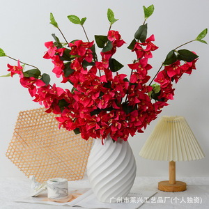 Flores Artificiales de Buganvilla Laixing, Colores Mezclados, Decoraciones para Bodas y Hogar, Hechas a Mano, Estilo Moderno, Decoración de Piso - Product Image 4