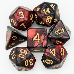 Udixi Poliédrico Plástico Acrílico RPG Venta al por mayor Dungeons and Dragons <span class=keywords><strong>Dice</strong></span> <span class=keywords><strong>Set</strong></span> <span class=keywords><strong>Color</strong></span> Mixto - Product Image 2