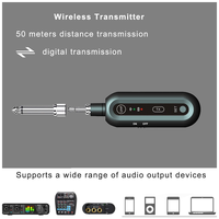 Système de monitoring intra-auriculaire sans fil UHF avec portée de 50 m et faible latence pour les performances scéniques professionnelles et les musiciens