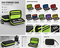 Estuche Rígido de EVA Personalizado OEM para Afeitadora, Caja Protectora para Guardar la Maquinilla de Afeitar