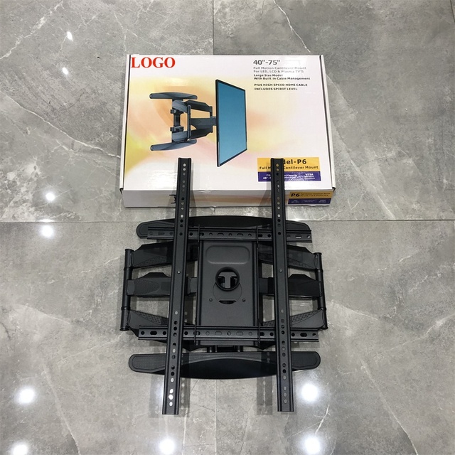 High Quality Television Wall Mount P6 Support Led TV Bracket Capacity 45.5Kg TV Holder for 65 Inch