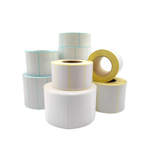 Customize Strong Adhesive Smooth Surface Direct Thermal Barcode Label <b>Logistics</b> Waybill <b>Packaging</b> Shipping Labels Stickers - Product Image 2