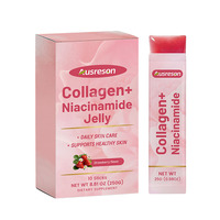 Collagène Halal OEM en Sachet – Complément Beauté pour Cheveux, Ongles et Peau – Vitamine Collagène et Niacinamide en Gelée