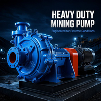 Pompa Lumpur Horizontal 6/8, Pompa Tailings Tambang Berbahan Krom Tinggi, Pompa Lumpur Pasir Kerikil Sentrifugal Berpenggerak Diesel untuk Pencucian Emas
